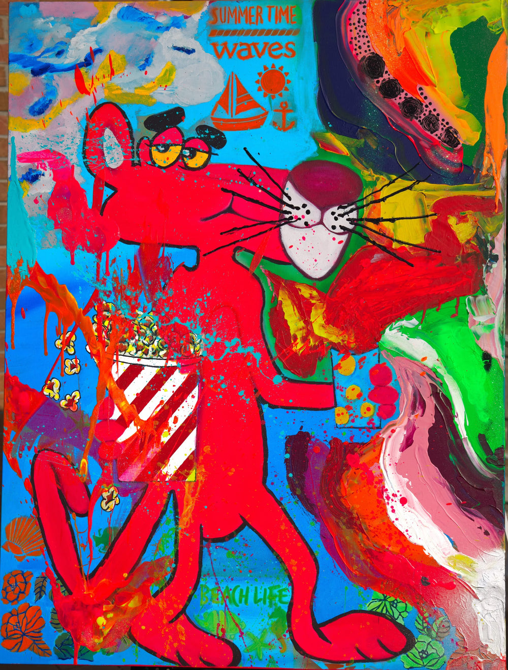 The pink panther Sumer time